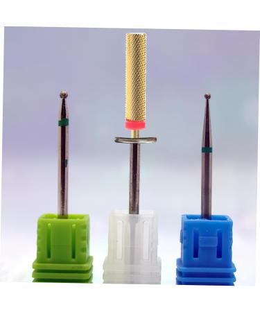Mikinona set alloy manicure manicure accessories cuticle nail drill bit metal nail cuticle drill bits for nails Acrylic grinding head nail drill bit drill nail drill Accessories - Buy Online on GoSupps.com