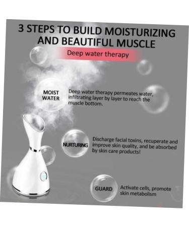 Hemoton 3pcs Hot Spray Hydrating Facial Sprayer Household Steaming Face Instrument White - Buy Online on GoSupps.com