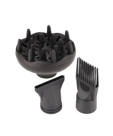 Hair Dryer Diffuser Nozzle Set Increase Air Volume Save Drying Time Evenly Diffuse Heat Hair High Temperature Resistant