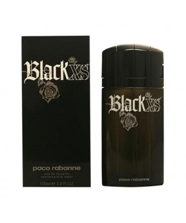 Black XS by Paco Rabanne for Men 3.4 oz Eau de Toilette Spray Oriental 3.4 Fl Oz (Pack of 1)