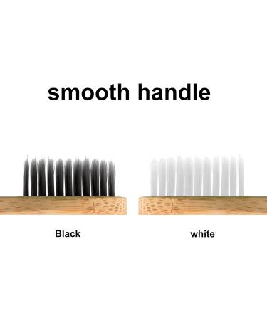 HiTuYi Bamboo Toothbrush (10 Pack) | Eco-Friendly Natural Toothbrushes for Adults with Travel Case, Charcoal Dental Floss | BPA-Free & Biodegradable - Buy Online on GoSupps.com