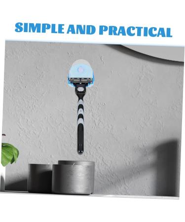 Frcolor 2-Pack Razor Holder - Suction Shower Hooks for Towel & Razor Storage | Bathroom Accessories Blue 5.5x5cm - Buy Online on GoSupps.com