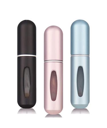 VIGOR PATH Portable Mini Refillable Perfume/Cologne Atomizer Bottle - great for travel parties and events - Travel & toiletry accessory great for both men and women - 5ml/0.2oz - Variety Pack of 3 - Buy Online on GoSupps.com