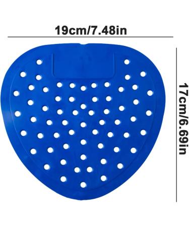 WOBBLO Urinal Deodorant Screen | Air Freshener Natural Urinal Mat Multifunctional Safe for Bathrooms Bathrooms Homes Hotels Blue (10 Pieces) - Buy Online on GoSupps.com