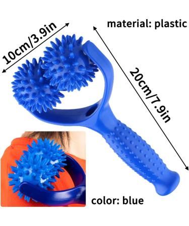 Simmpu Massage Roller with 2 Massage Balls - Relieve Muscle Pain in Legs Back Arms & Shoulders | International Shipping Available - Buy Online on GoSupps.com