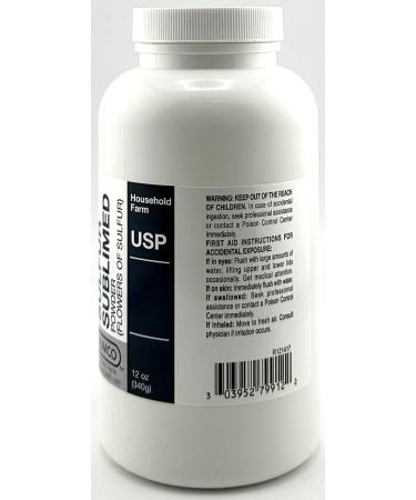 Buy Humco Sulfur Sublimed Powder USP 12 oz - Premium Quality | Fast International Shipping - Buy Online on GoSupps.com