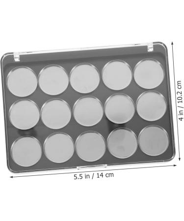 FOYTOKI Eye Shadow Storage Box Empty Eyeshadow Palette Eyeshadow Palettes Empty Cosmetic Palettes Empty Magnetic Eyeshadow Palette Palettes for Eyeshadow Makeup Pallet Eyeshadow Holder 14.00X10.20X1.40CM Black1 - Buy Online on GoSupps.com