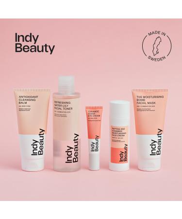 Antioxidant Cleansing Balm - Hydrating Cleansing Oil - Facial Cleanser & Eye Makeup Remover Balm - 100% Vegan & Fragrance Free - Dermatologically Tested Face Cleanser - Indy Beauty - 100ml - Buy Online on GoSupps.com