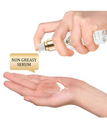 Argan Oil Hair Serum - Anti Frizz Organic Hair Oil for Thicker & Longer Hair - Hydrating Vitamin E Serum for Dry Damaged Hair - Buy Online on GoSupps.com