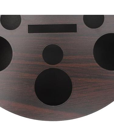 Scissors Storage Holder Wood Storage Box for Scissors Comb Large Capacity Round Scissors Organizer for Hairdresser Barber Tool Storage Box - Buy Online on GoSupps.com