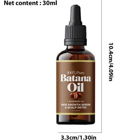 Batana Oil For Hair Growth Hair Regrowth Oil Nourishing Hair Thickening Essence Scalp Care Anti Hair Loss Batana Oil For Men & Women - Buy Online on GoSupps.com