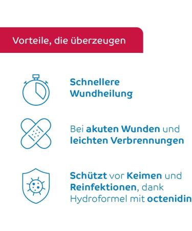 Octenisept Gel - Fast Healing Wound Gel for Acute Wounds & Burns | Pain Relieving & Moisturizing 20ml - Buy Online on GoSupps.com