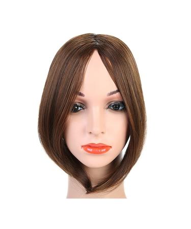 Bangs Side Bangs Long Straight Bangs Middle Part Bangs Invisible Clip in Bangs Synthetic Nature Look Hair Piece Extension Fringe Clip in Hair Bangs Hairpiece for Women Curved Bangs for Daily Wear ( 923-2-30