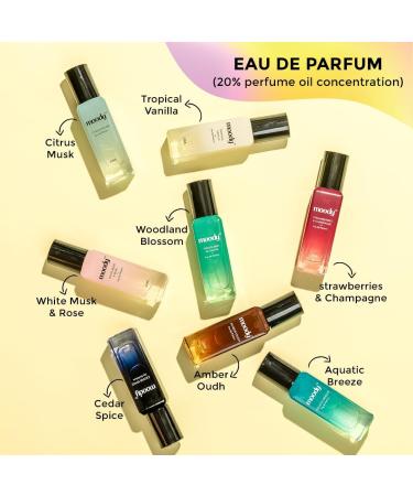 Moody Premium Perfume Gifts Set for Men & Women Luxury Collection Long-Lasting Scents Combo Pack of 8x10ml Nice Fragrances Ideal for Special Occasions Gift for Anniversaries & Birthdays - Buy Online on GoSupps.com