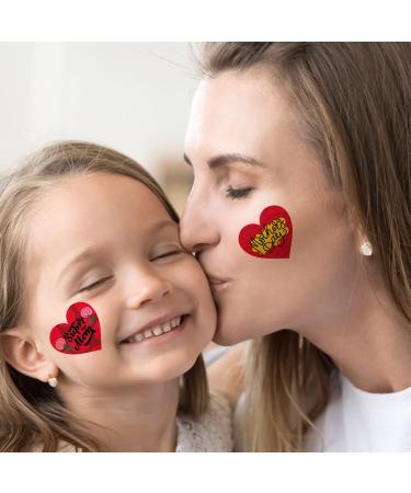 Best Mom Ever Temporary Tattoos - Love Mom Fake Tattoo for Mother's Day Party - Flowers & Letters Design - Neck/Arm/Chest - Women/Girls/Men - Buy Online on GoSupps.com