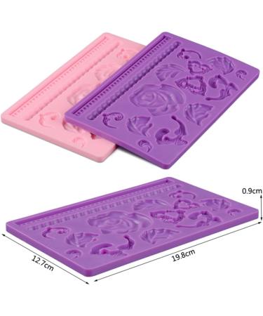 HOMSFOU 3pcs Chocolate Silicone Molds Ice Chips Candy Ice Cube Silicone Molds Cookie Cookie Mold Silicone Ice Cube Molds Biscuit Cutters Jellybeans Candy Bakeware Fondant Mold Cake mediumx3pcs As Shownx3pcs - Buy Online on GoSupps.com