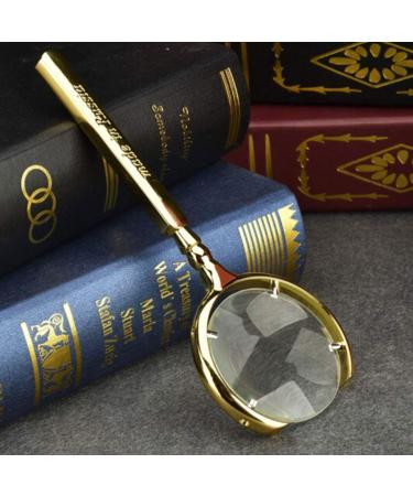 Classical Russian Style Handheld Reading Magnifier 6 Times 65Mm Hd High Magnification Magnifying Glass Lofty Ambition - Buy Online on GoSupps.com