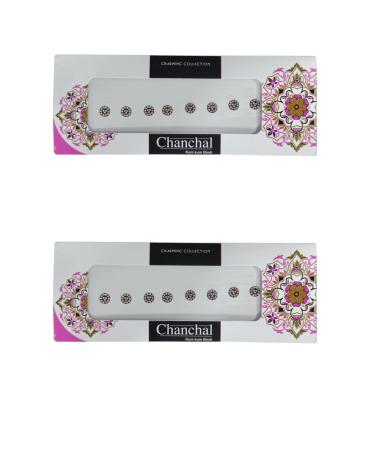 fashion stone pottu stylish shape multistone bindi wedding bindi