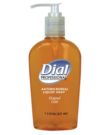 Dial Professional 84014 Liquid Dial Gold Antimicrobial Soap Decorative Pump 7.5 Oz. (12-Pack)