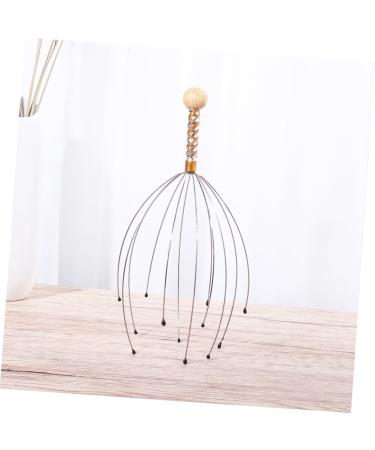 Buy Hapinary Handrubber 6-St Massager - Scalp Care Hair Washer Brush - Multi-Functional Tool for Relaxation - Durable Steel & Wood Design - Buy Online on GoSupps.com