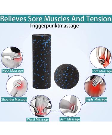 Shop Tzzzzz Fascia Training Set - Mini Fascia Roll & 8cm Duo Ball for Effective Trigger Point & Acupressure Treatment | Relief for Spine & Plantar Fasciitis - Buy Online on GoSupps.com