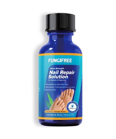 Extra Strength Toenail Fungus Treatment - Effective Nail Repair for Discolored & Damaged Nails | Athlete's Foot Care | 1 Fl Oz - Buy Online on GoSupps.com