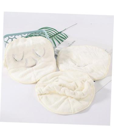 TOPBATHY Serviette Masque de Beaut Hydratante pour Visage paisse en Corail Doux Utilisation Chaude et Froide Femmes Soin Peau Visage Confort Bande lastique Trois Trous pour Maintien - Buy Online on GoSupps.com