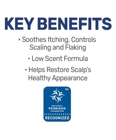 MG217 - Psoriasis Shampoo with Coal Tar Therapeutic Scalp Treatment Controls Itching Scaling Flaking Scale Buildup Psoriasis Scalp Treatment .5% Coal Tar Shampoo and Conditioner - 8floz - Buy Online on GoSupps.com