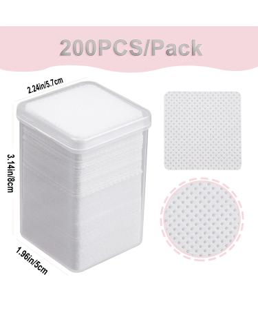 400 PCS Lash Extension Glue Wipes - TEOYALL Lint Free Cleaning Pads for Beauty Salons (White) - Buy Online on GoSupps.com