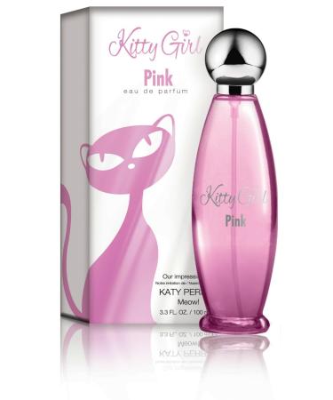 Kitty Girl Pink Eau De Parfum for Women 3.3 fl oz/100 ml - Impression of Katy Perry Vanilla 3.3 Fl Oz (Pack of 1)