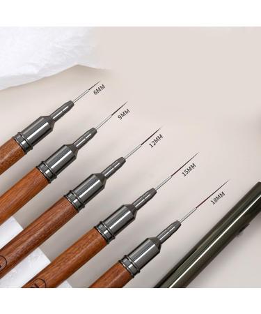 6/9/12/15/18mm Nail Art Brush Pull Line Painted Pen Nail Nail Dotting Tools Nail Art Liner Brush For Nail Artists Nail Art Design Painting Brush Nail Art Brush Nail Dotting Tools For Nail Artists - Buy Online on GoSupps.com