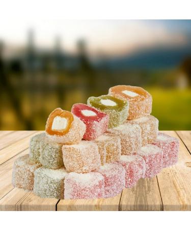 Bodrum Fruity Sultan Turkish Delight 200 gram x 5 Pieces - Buy Online on GoSupps.com