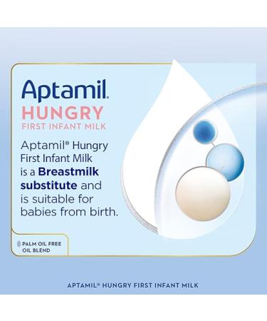Aptamil Hungry Baby Milk Powder Formula, from Birth, 800g (Pack of 6) - Buy Online on GoSupps.com