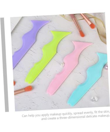 POPETPOP 10 Pcs Mascara Drawing Aids Silicone Make up Tools Applicator Miss Eye Shadow Arc - Buy Online on GoSupps.com