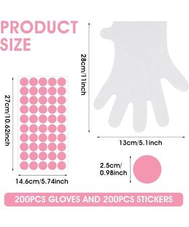 Aster 200 Pcs Paraffin Wax Bath Liners for Hand Paraffin Wax Gloves Thermal Mitten Bags Hot Wax Therapy Plastic Hand Covers for Paraffin Wax Machine Wax Treatment - Buy Online on GoSupps.com