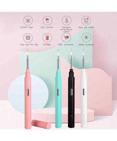 QDCFY OTOSKOK Wireless Endoscopic Camera - Ear Wax Removal Tool with LED for iPhone iPad & Android - Black & Pink - Buy Online on GoSupps.com