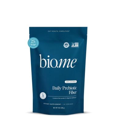 Bio.me Daily Prebiotic Fiber Powder Unflavored - 7g Per Serving - Soluble & Insoluble Fiber Supplement Powder for Women & Men - Digestive Health & Gut Health - GLP-1 Friendly Sugar Free - 30 Servings Unflavored 30 Servings