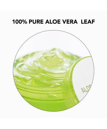 100% Pure Aloe Vera Gel for Face Skin Hair & Sunburn Relief - Made in Korea 300ml (10.1 fl. oz) | All Skin Types - International Shipping Available - Buy Online on GoSupps.com