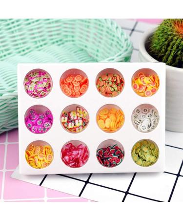 MILISTEN 2 Sets Mini 3D Fruit Slices Nail Art Decorations for Slime Crafts Nail Art and Face Decoration - Buy Online on GoSupps.com