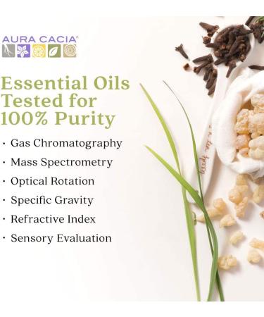 Buy Aura Cacia Organic Lavender Essential Oil - Pure 0.25 fl oz (7.4 ml) for Relaxation - Buy Online on GoSupps.com