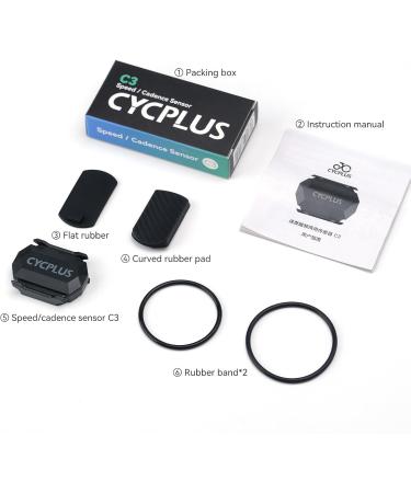 CYCPLUS Dual Module Bicycle Cadence & Speed Sensor - Bluetooth & ANT+ Compatible for Accurate Cycling Metrics - Buy Online on GoSupps.com