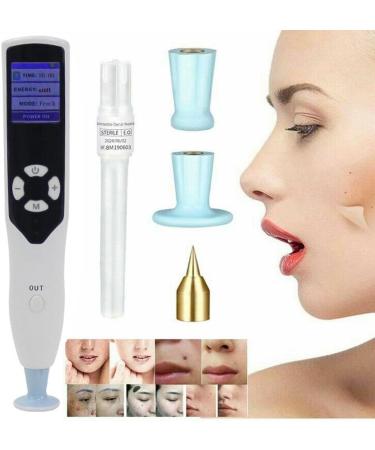  HDaspijh Ozone Fibroblast Plasma Pen for Face Lifting Wrinkle Removal Freckle and Mole Removal Eyelid Lifting 8 Energy Levels 7 Replacement Heads LCD Screen - Buy Online on GoSupps.com