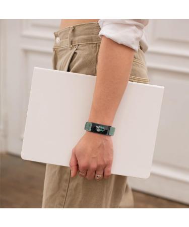 Gugobit 5-Piece Elastic Bracelet for Fitbit Charge 6 & 5 - Adjustable & Breathable Nylon Replacement Bands for Men & Women - Hellrosa Wine Red Polar Star Black - Buy Online on GoSupps.com