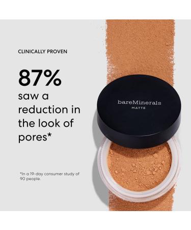 bareMinerals Original Matte Loose Mineral Foundation SPF 15 Powder Foundation Makeup Talc Free Foundation - 20 Golden Tan - Buy Online on GoSupps.com