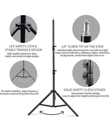 Mountdog T-Shape Backdrop Stand Kit 6.5x5ft with 4 Clamps - Photography Video Studio Support System - Buy Online on GoSupps.com