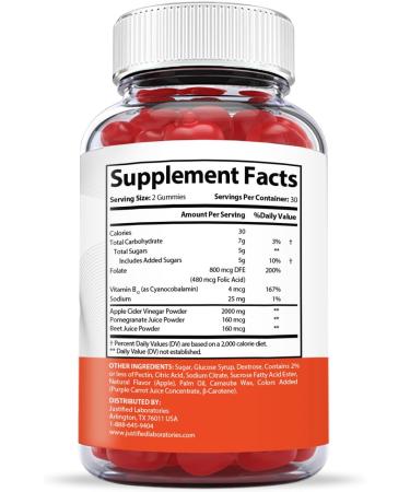 Rapid Fit Keto ACV Gummies 2000MG Extreme Formula | Vegan Non GMO with Pomegranate Juice, Beet Root & B12 | 60 Gummys - Buy Online on GoSupps.com