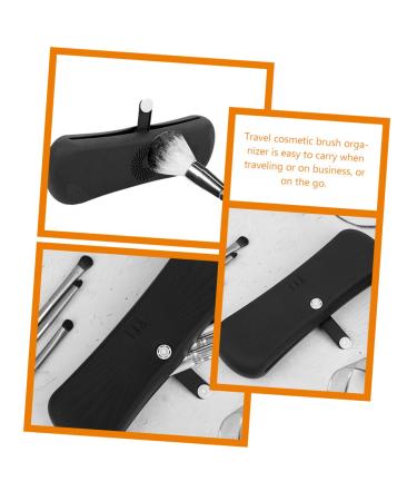 FRCOLOR Makeup Brush Storage Bag Set - Travel Toiletry Organizer & Cleaner Holders - Makeup Artist Cases - 2pcs Assorted Colors 20x6CM - Buy Online on GoSupps.com