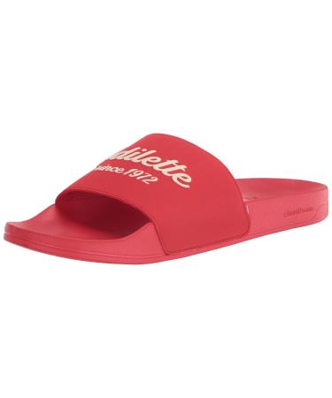adidas Unisex-Adult Adilette Slides Sandal 12 Women/11 Men Vivid Red/Wonder White/Vivid Red