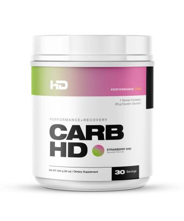 HD MUSCLE CarbHD Carbohydrate Formula | 25g Cluster Dextrin + 500mg Coconut Water Powder | Performance & Recovery Support | 30 Servings (Strawberry Kiwi) Strawberry Kiwi 1.88 Pound (Pack of 1)