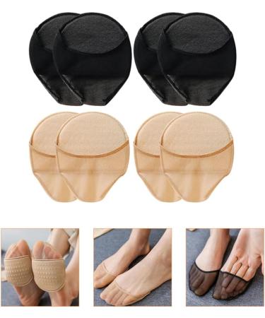 POPETPOP 16 Pairs Half Socks Reusable Toe Socks Foot Protectors for Feet Foot Supply Washable Metatarsal Pads Female Supplies Non Socks Forefoot Pad Cotton Women's Japanese - Buy Online on GoSupps.com